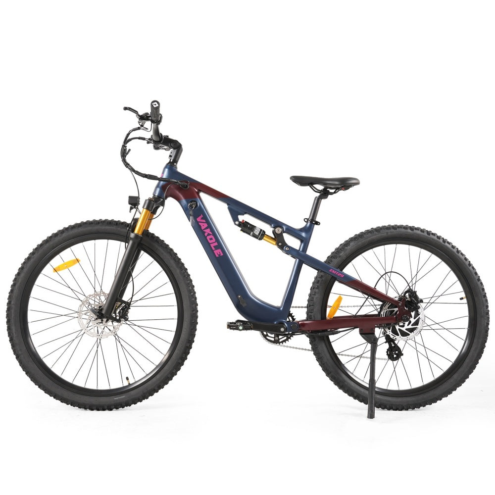 Vakole EMT29 250W 29" E-Mountain Bike 720Wh Cross-Country Full Suspension EMTB with Torque Sensor 48V 15Ah Battery [Pre-Order]