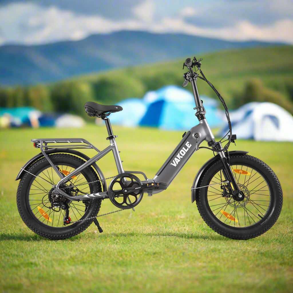 Vakole VT4 2025 Version 250W 20" Foldable Electric Bike 468Wh Compact Step-through E-bike 36V 13Ah Battery [Pre-Order]