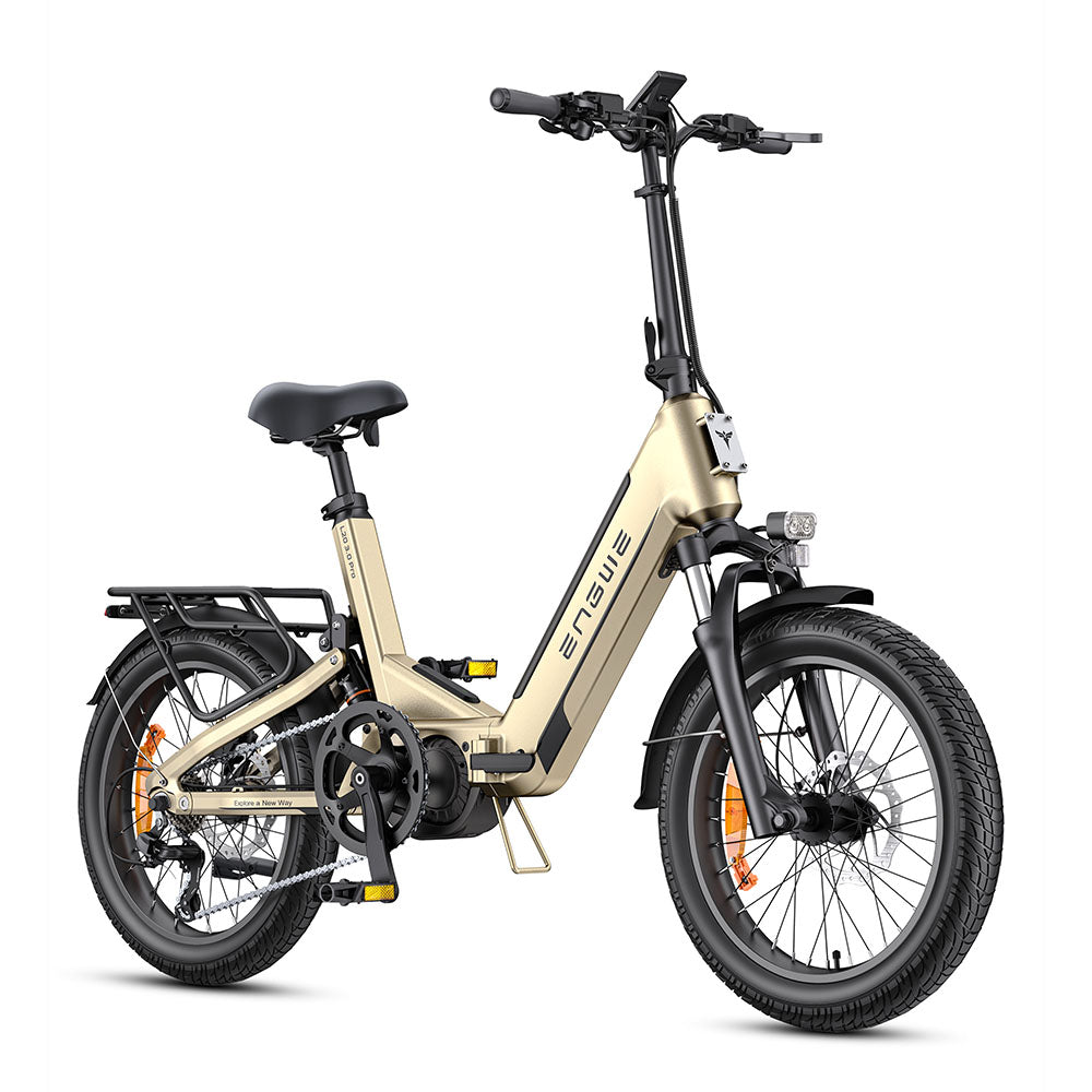 Engwe L20 3.0 PRO 250W Mid-drive Motor 20" Foldable Electric Bike 720Wh Step-through E-bike Support Apps