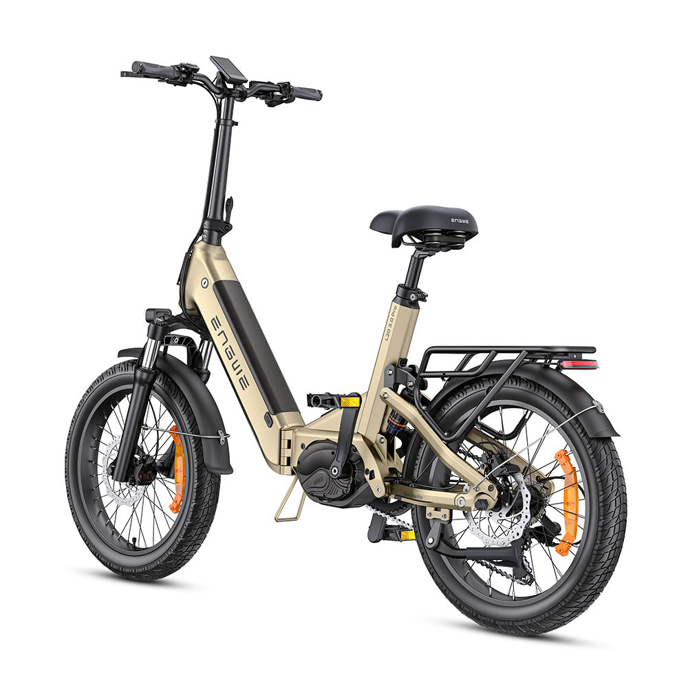 Engwe L20 3.0 PRO 250W Mid-drive Motor 20" Foldable Electric Bike 720Wh Step-through E-bike Support Apps
