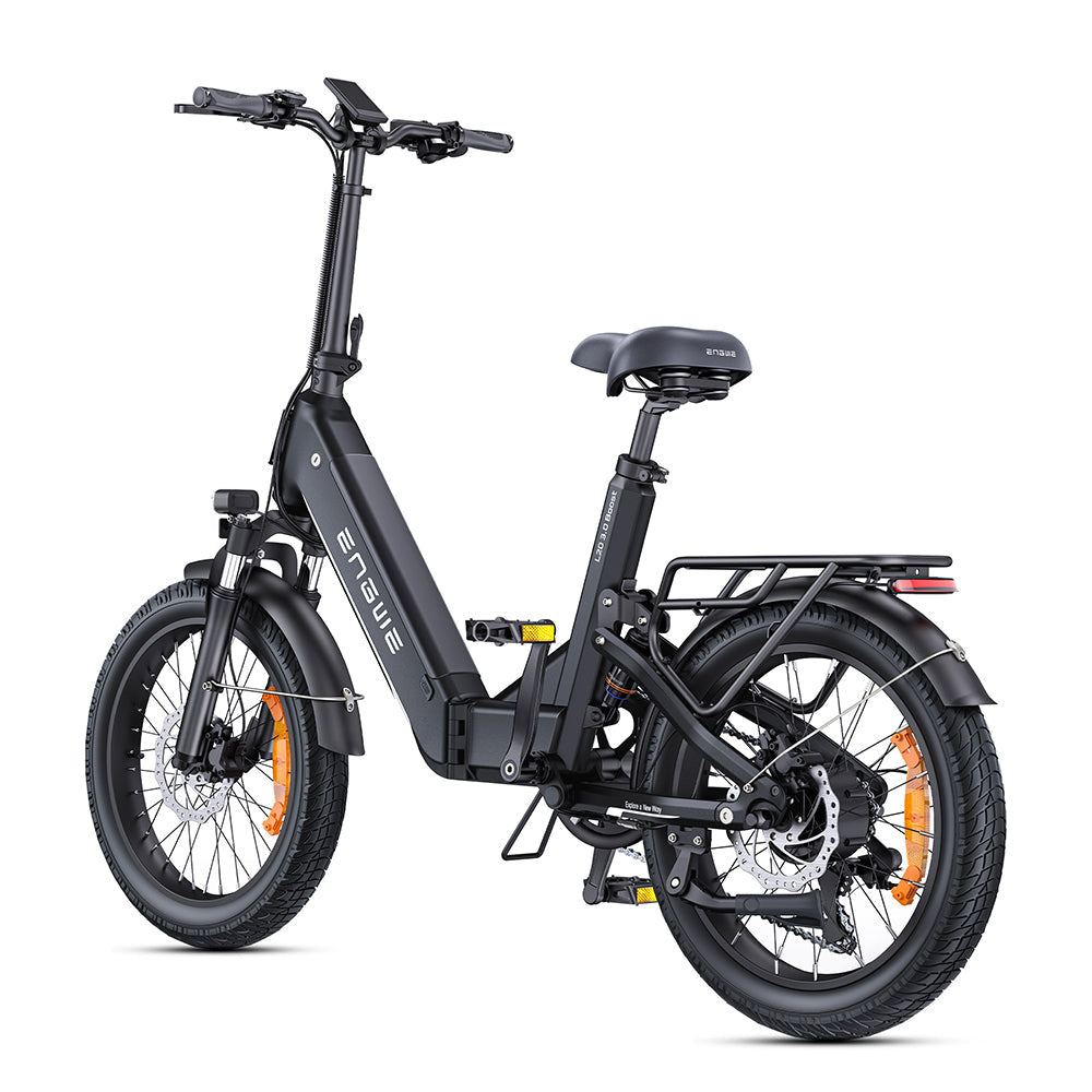 Engwe L20 3.0 BOOST 20" Foldable Electric Bicycle 648Wh Full Suspension E-bike Support Apps
