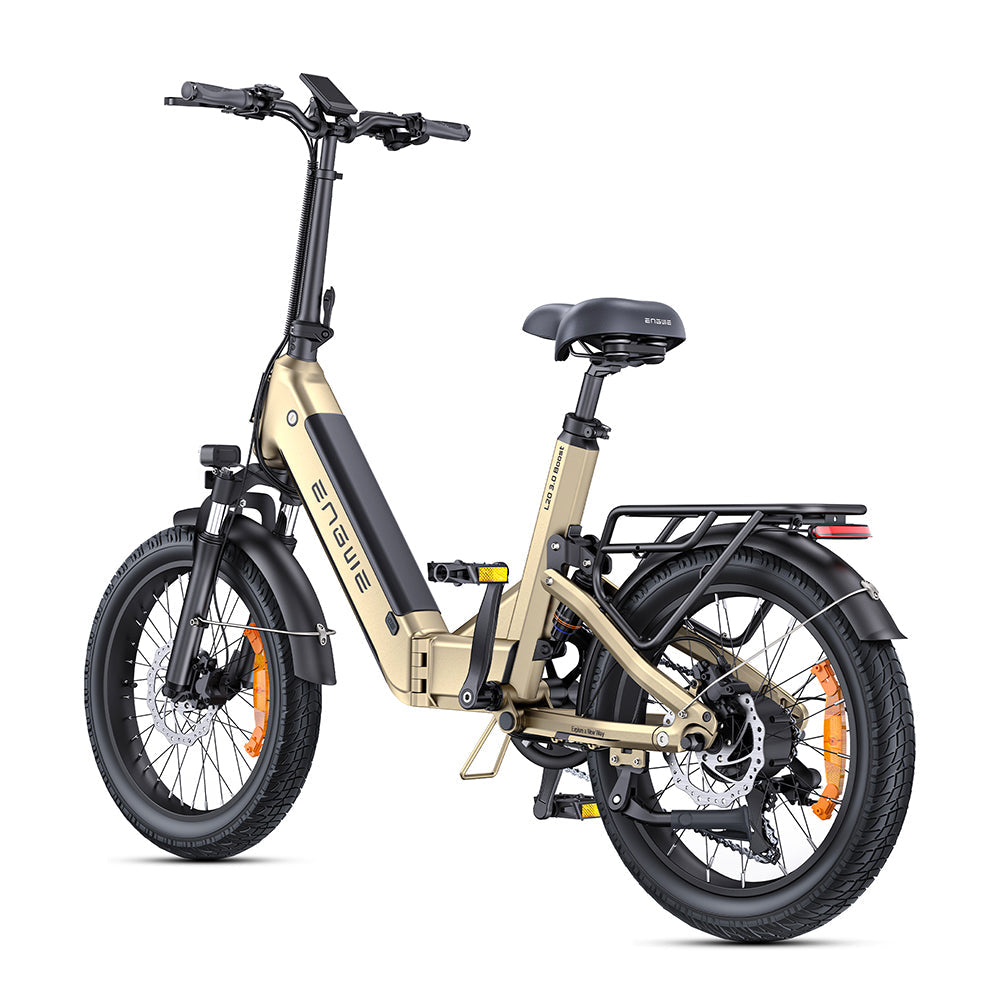 Engwe L20 3.0 BOOST 20" Foldable Electric Bicycle 648Wh Full Suspension E-bike Support Apps