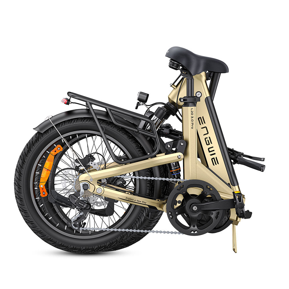 Engwe L20 3.0 PRO 250W Mid-drive Motor 20" Foldable Electric Bike 720Wh Step-through E-bike Support Apps