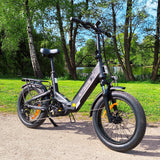 Engwe L20 3.0 PRO 250W Mid-drive Motor 20" Foldable Electric Bike 720Wh Step-through E-bike Support Apps