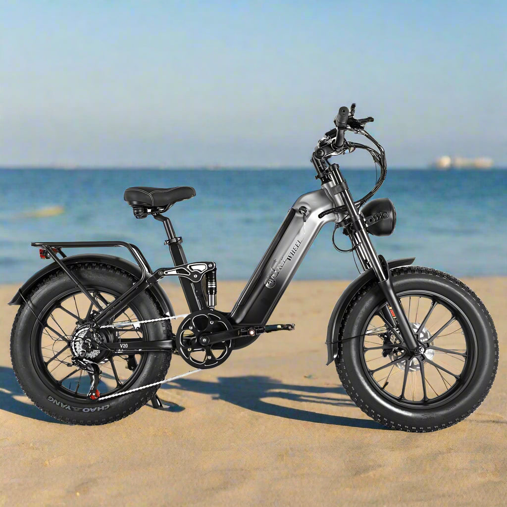 CMACEWHEEL V20 750W 20" Fat Bike 960Wh Full Suspension E-bike with Torque Sensor 48V 20Ah Battery [Pre-Order]