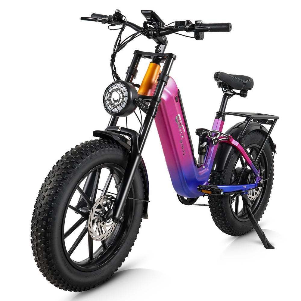 CMACEWHEEL V20 750W 20" Fat Bike 960Wh Full Suspension E-bike with Torque Sensor 48V 20Ah Battery [Pre-Order]
