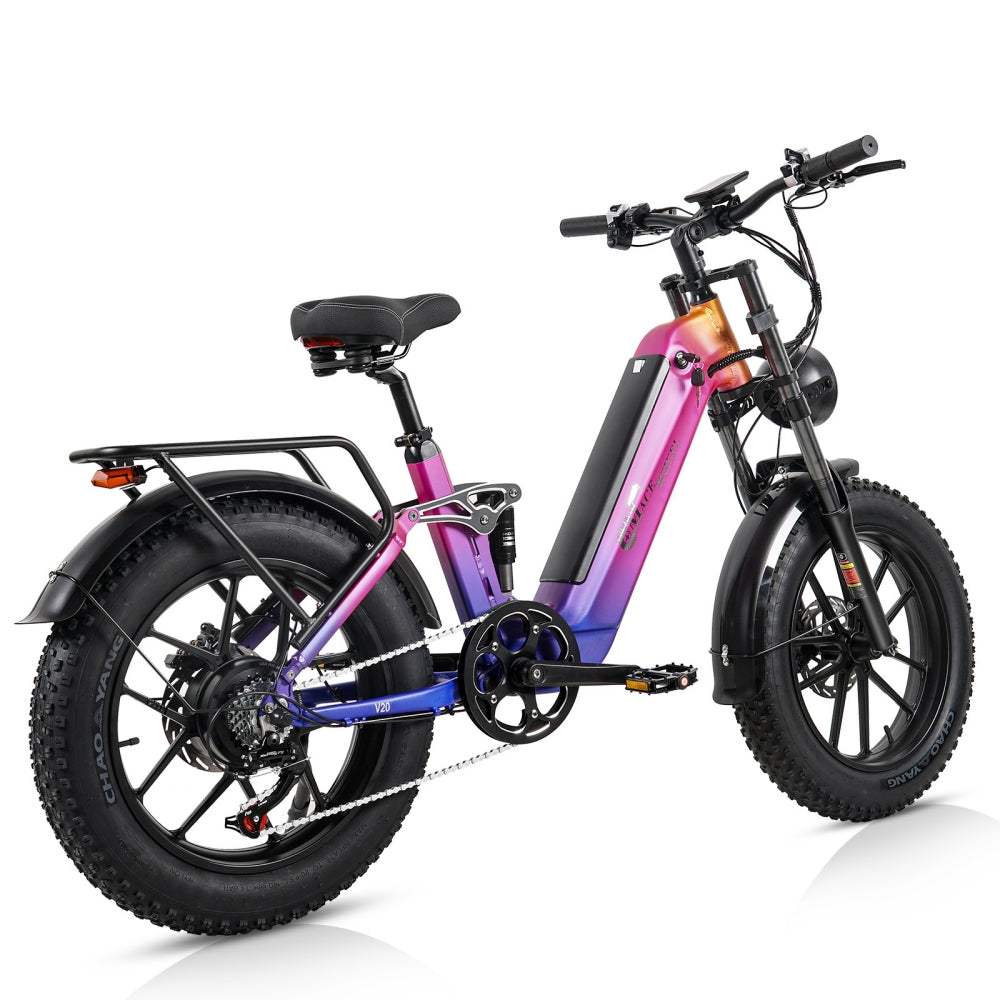 CMACEWHEEL V20 750W 20" Fat Bike 960Wh Full Suspension E-bike with Torque Sensor 48V 20Ah Battery [Pre-Order]