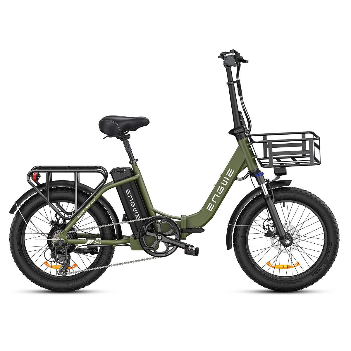 Engwe L20 SE 250W 20" Foldable Electric Bike 561Wh Trekking Bike Step-through E-bike 36V 15.6Ah Battery