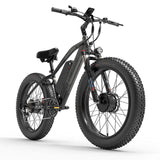Lankeleisi MG740 PLUS 1000W*2 Dual Motor 26" Fat Bike 960Wh Hardtail E-Mountain Bike EMTB 48V 20Ah Battery