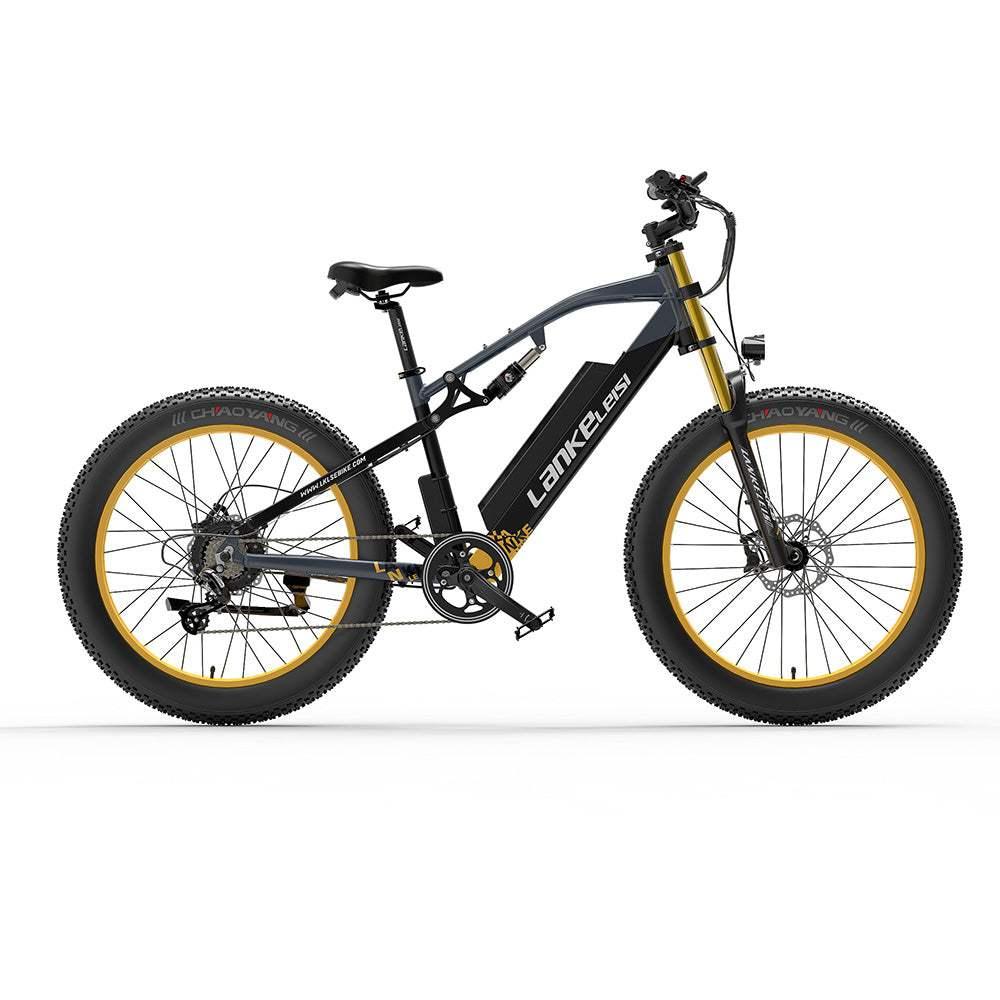 Lankeleisi RV700 1000W 26" Fat Bike 768Wh Full Suspension E-Mountainbike 48V 16Ah E-MTB