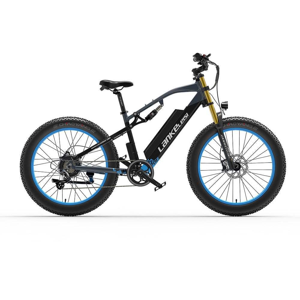 Lankeleisi RV700 1000W 26" Fat Bike 768Wh Full Suspension E-Mountainbike 48V 16Ah E-MTB