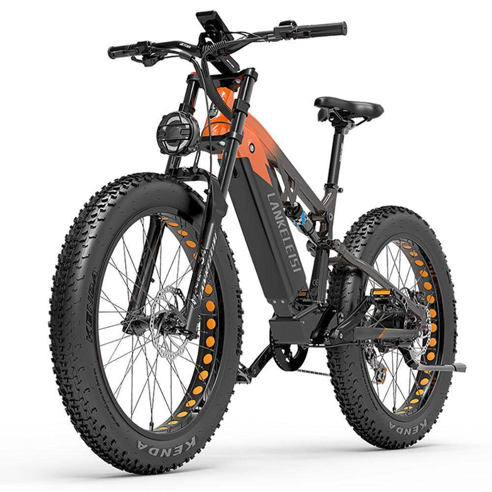 Lankeleisi RV800 Plus 750W Bafang Motor 26" Fat Bike 960Wh Full Suspension E-Mountain Bike E-MTB 48V 20Ah Battery