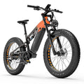 Lankeleisi RV800 Plus 750W Bafang Motor 26" Fat Bike 960Wh Full Suspension E-Mountain Bike E-MTB 48V 20Ah Battery