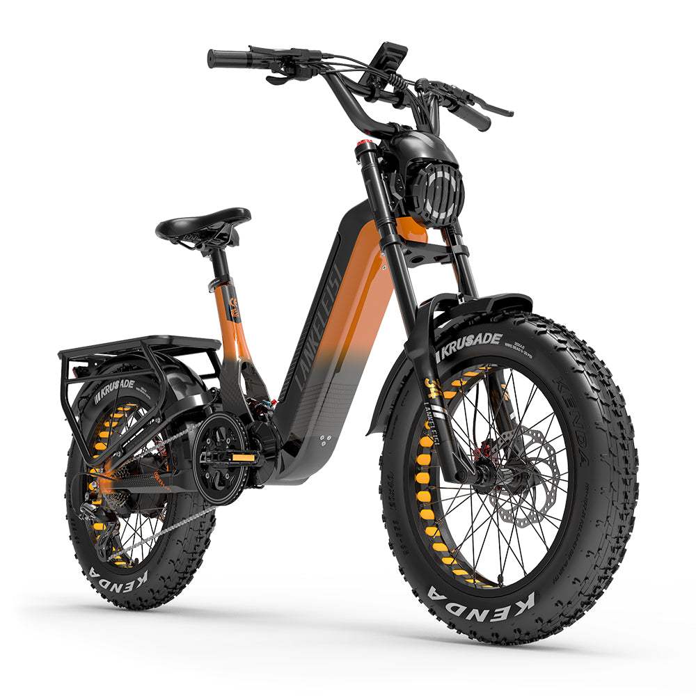 Lankeleisi RX800 Plus 2025 Version 1000W 20" Fat Bike 960Wh Full Suspension Electric Bike with Torque Sensor 48V 20Ah Battery SUV E-Bike [Pre-Order]
