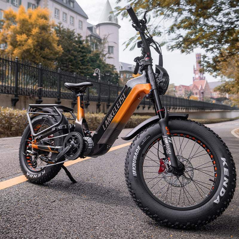 Lankeleisi RX800 Plus 2025 Version 1000W 20" Fat Bike 960Wh Full Suspension Electric Bike with Torque Sensor 48V 20Ah Battery SUV E-Bike [Pre-Order]