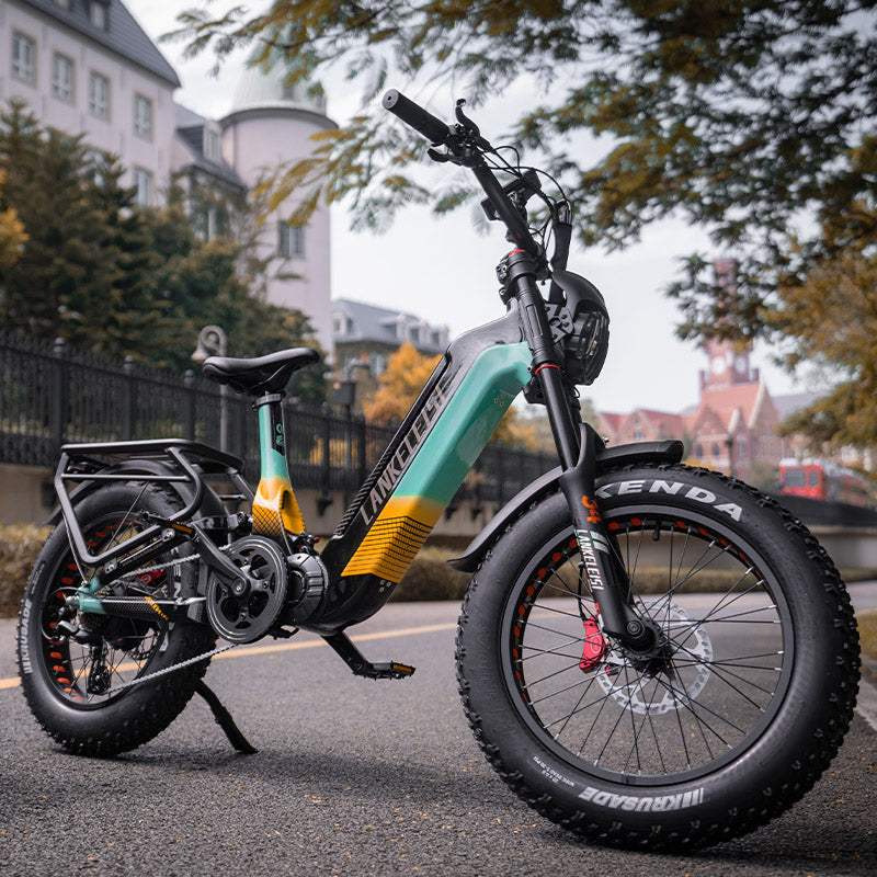 Lankeleisi RX800 Plus 2025 Version 1000W 20" Fat Bike 960Wh Full Suspension Electric Bike with Torque Sensor 48V 20Ah Battery SUV E-Bike [Pre-Order]