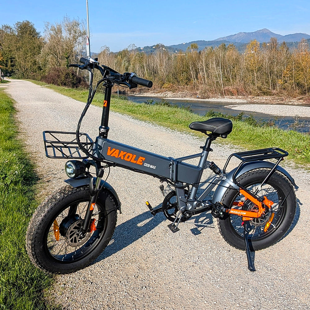 Vakole CO20 MAX 750W*2 Dual Motor 20" Folding Fat Bike 960Wh with Torque Sensor 20Ah Battery  [Pre-order]